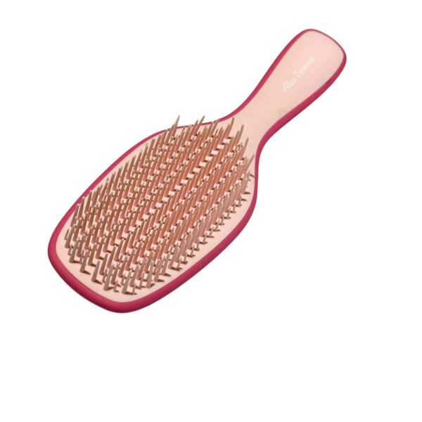 Alan Truman Dt-13 Thick & Curly - Detangling & Care Brush - Pink - Alan Truman