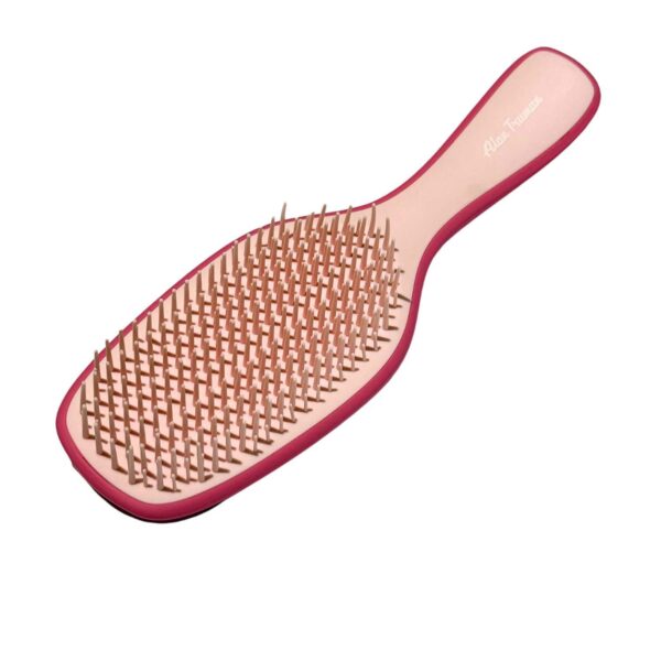Alan Truman Dt-13 Thick & Curly - Detangling & Care Brush - Pink - Alan Truman