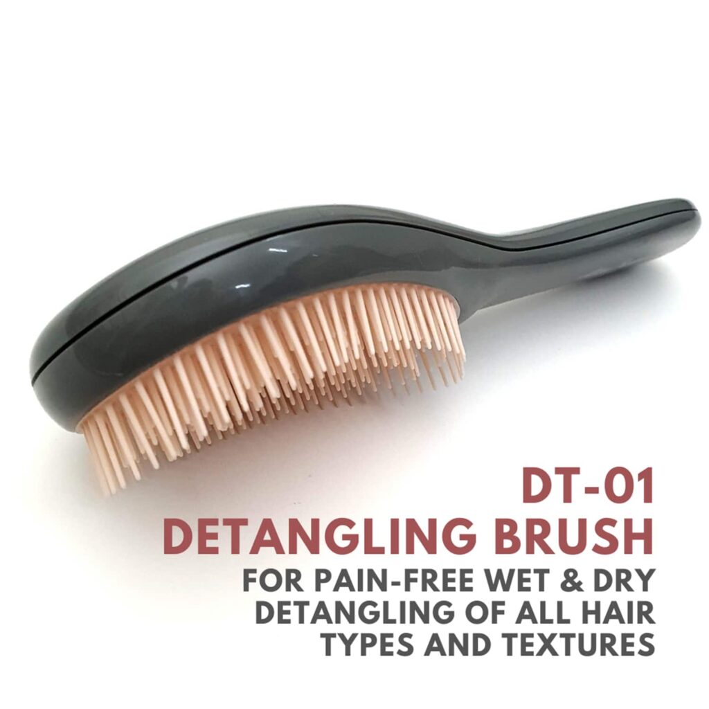 Alan Truman DT01 Detangling Brush - Grey Pink (1 Pc) - Alan Truman