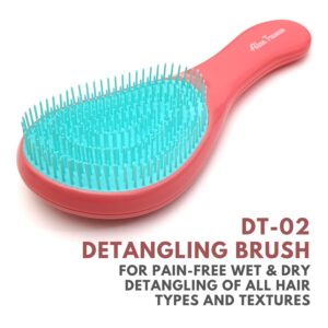 Alan Truman DT02 Detangling Brush - Pink Blue (1 Pc) - Alan Truman