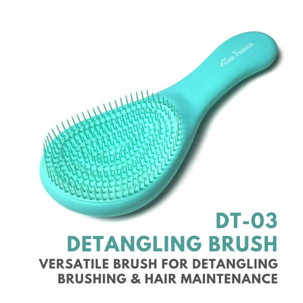 Alan Truman DT03 Detangling Brush - Green (1 Pc) - Alan Truman