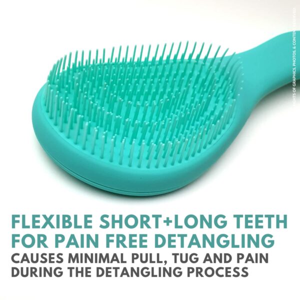 Alan Truman DT03 Detangling Brush - Green (1 Pc) - Alan Truman