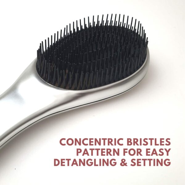 Alan Truman DT08 Detangling Brush - Silver (1 Pc) - Alan Truman