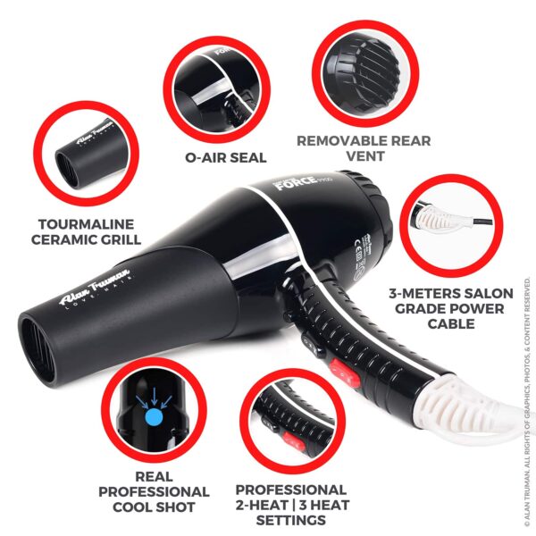 Alan Truman force 9900 AC Motor Hair Dryer (1 pc) - Alan Truman