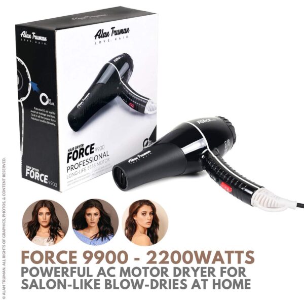 Alan Truman force 9900 AC Motor Hair Dryer (1 pc) - Alan Truman