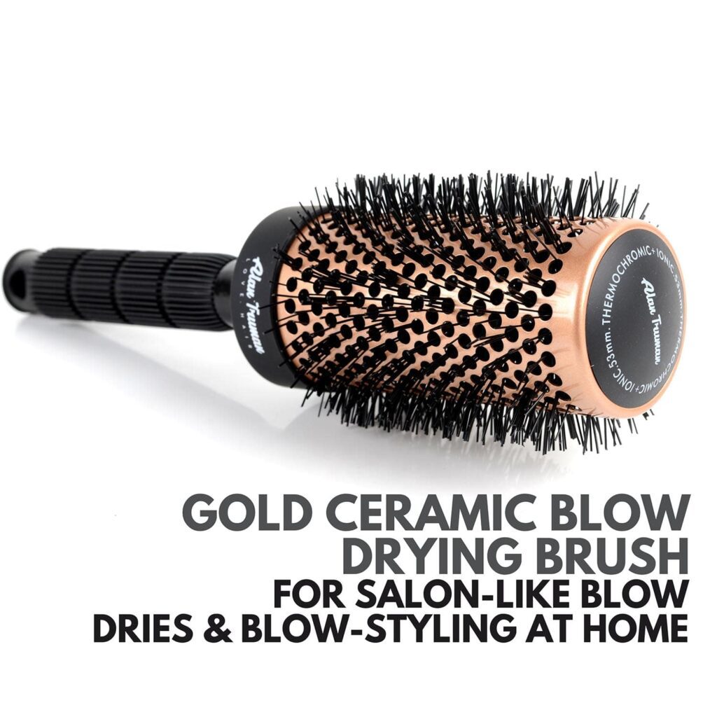 Alan Truman Gold Ceramic Blow Drying Brush - Large (1 Pc) - Alan Truman