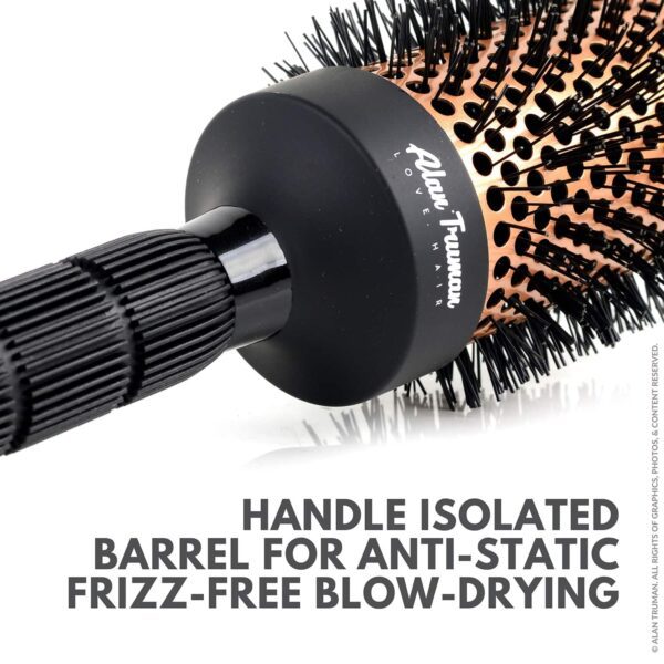 Alan Truman Gold Ceramic Blow Drying Brush - Medium (1 Pc) - Alan Truman