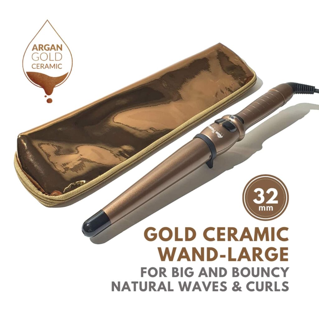 Alan Truman Gold Ceramic Wand - Large 32-19mm (1 Pc) - Alan Truman