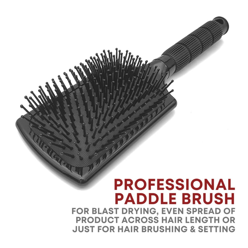 Alan Truman Heat Resistant Nylon Bristle Paddle Brush (1 Pc) - Alan Truman