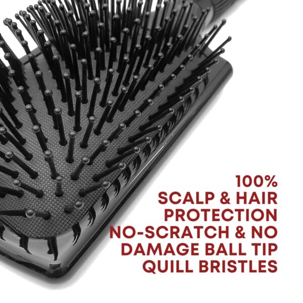 Alan Truman Heat Resistant Nylon Bristle Paddle Brush (1 Pc) - Alan Truman