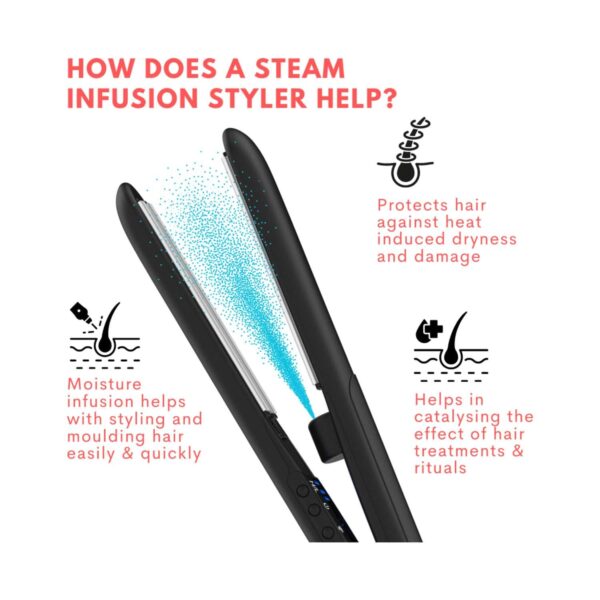 Alan Truman K6 Steamo Steam Infusion Straightener - Alan Truman