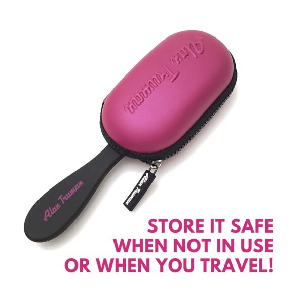Alan Truman Knot No More Detangling and Hair Care Brush - Pink Hot Glare (1 Pc) - Alan Truman
