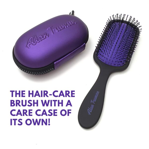 Alan Truman Knot No More Detangling and Hair Care Brush - Playful Purple - Alan Truman
