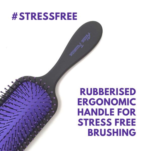 Alan Truman Knot No More Detangling and Hair Care Brush - Playful Purple - Alan Truman