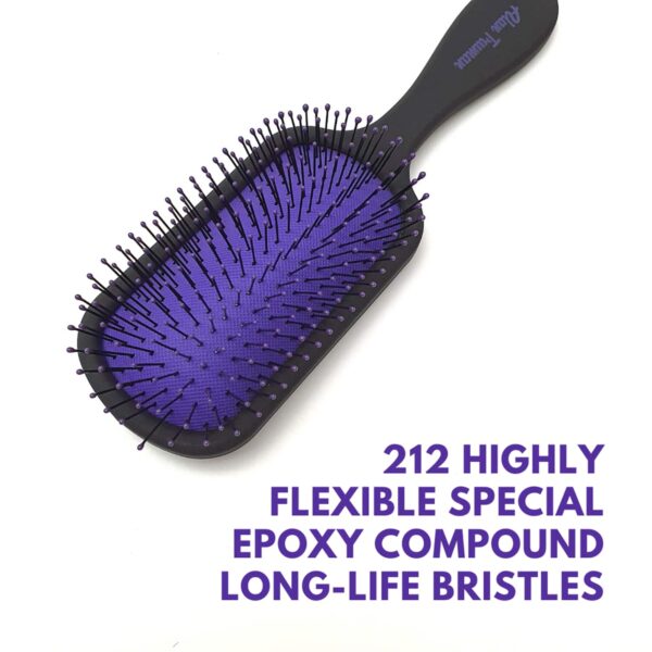 Alan Truman Knot No More Detangling and Hair Care Brush - Playful Purple - Alan Truman