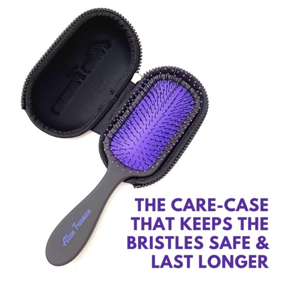 Alan Truman Knot No More Detangling and Hair Care Brush - Playful Purple - Alan Truman