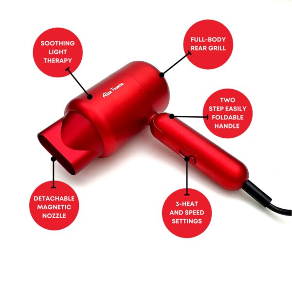 Alan Truman MO 1300 Watts Dc Motor Hair Dryer - Red (1 Pc) - Alan Truman