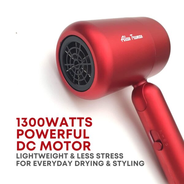 Alan Truman MO 1300 Watts Dc Motor Hair Dryer - Red (1 Pc) - Alan Truman