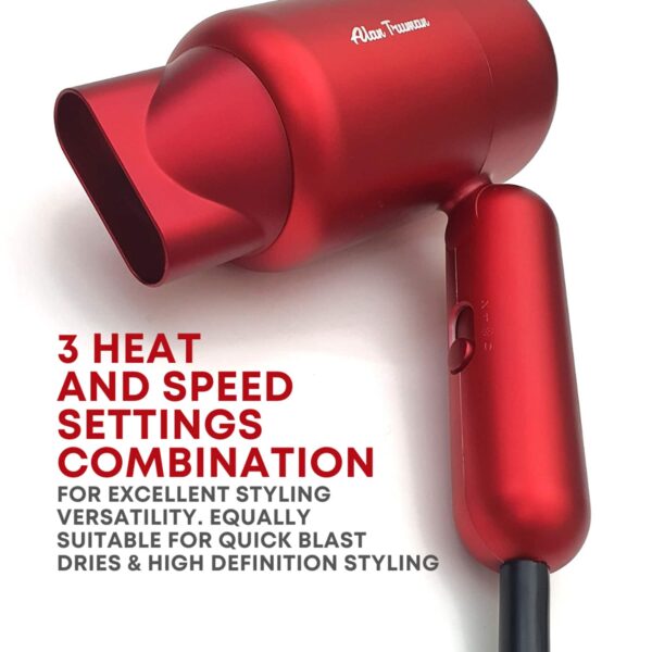 Alan Truman MO 1300 Watts Dc Motor Hair Dryer - Red (1 Pc) - Alan Truman