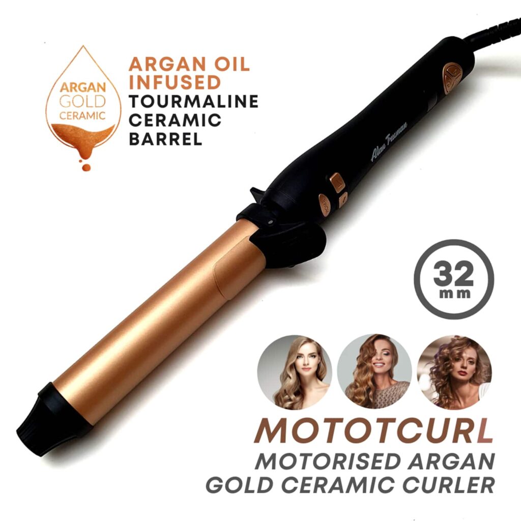 Alan Truman Moto-Curl Motorised Hair Curler - 32mm (1 Pc) - Alan Truman