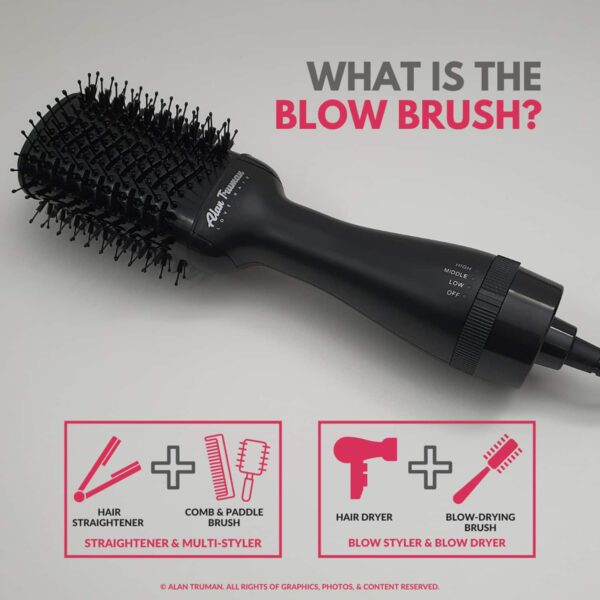 Alan Truman The Blow Brush - Black (1 Pc) - Alan Truman
