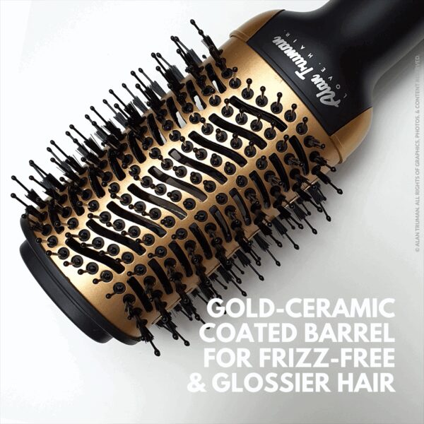 Alan Truman The Blow Brush - Gold Ceramic (1 Pc) - Alan Truman