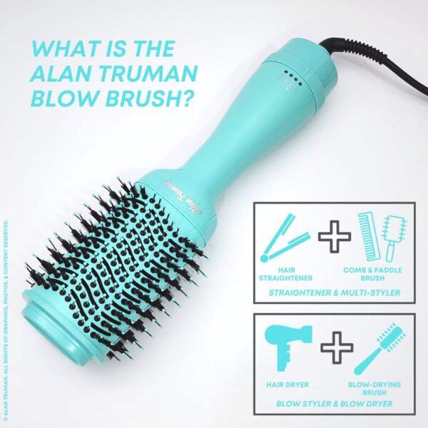 Alan Truman The Blow Brush - Mint Green (1 Pc) - Alan Truman