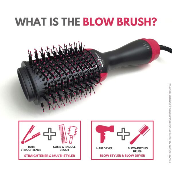 Alan Truman The Blow Brush - Pink (1 Pc) - Alan Truman