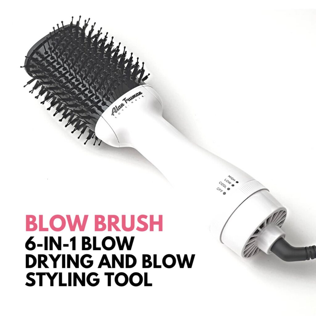 Alan Truman The Blow Brush - White and Black (1 Pc) - Alan Truman