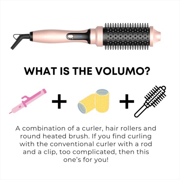 Alan Truman Volumo Curling Waving and Volumizing Brush (Pink) - Alan Truman