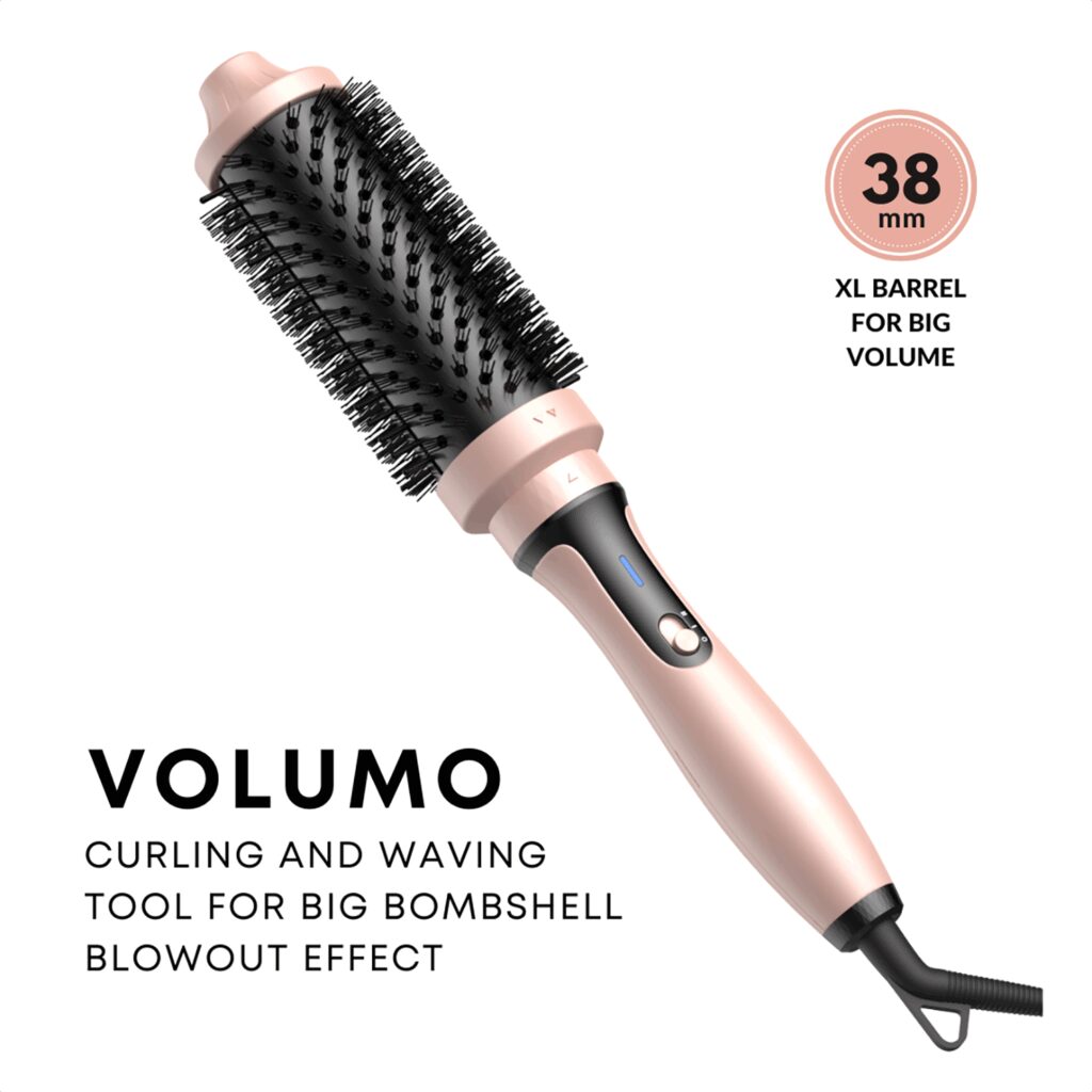 Alan Truman Volumo Curling Waving and Volumizing Brush (Pink) - Alan Truman