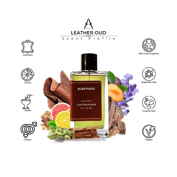 ALBATROSS Leather Oud Eau De Parfum (100ml) - ALBATROSS