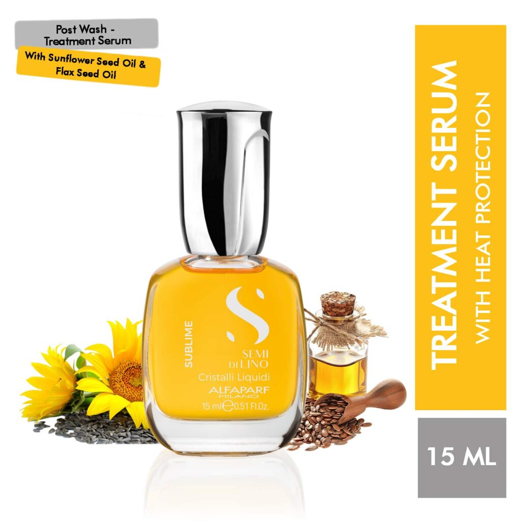 Alfaparf Milano Cristalli Liquid Serum For Hair Shine, Color Protection, Keratin Hair (15 ml) - Alfaparf Milano