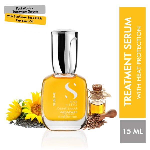 Alfaparf Milano Cristalli Liquid Serum For Hair Shine, Color Protection, Keratin Hair (15 ml) - Alfaparf Milano