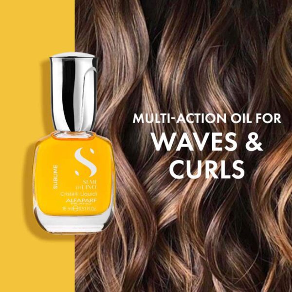 Alfaparf Milano Cristalli Liquid Serum For Hair Shine, Color Protection, Keratin Hair (15 ml) - Alfaparf Milano