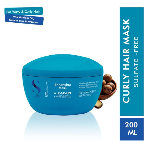 Alfaparf Milano Curly Hair Enhancing Mask For Curly, Frizzy, Dry Hair (200 ml) - Alfaparf Milano