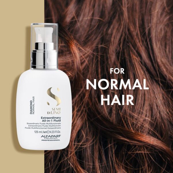 Alfaparf Milano Diamond Extraordinary All-In-1 Serum, Dry, Frizzy, Straight, Wavy Hair (125 ml) - Alfaparf Milano