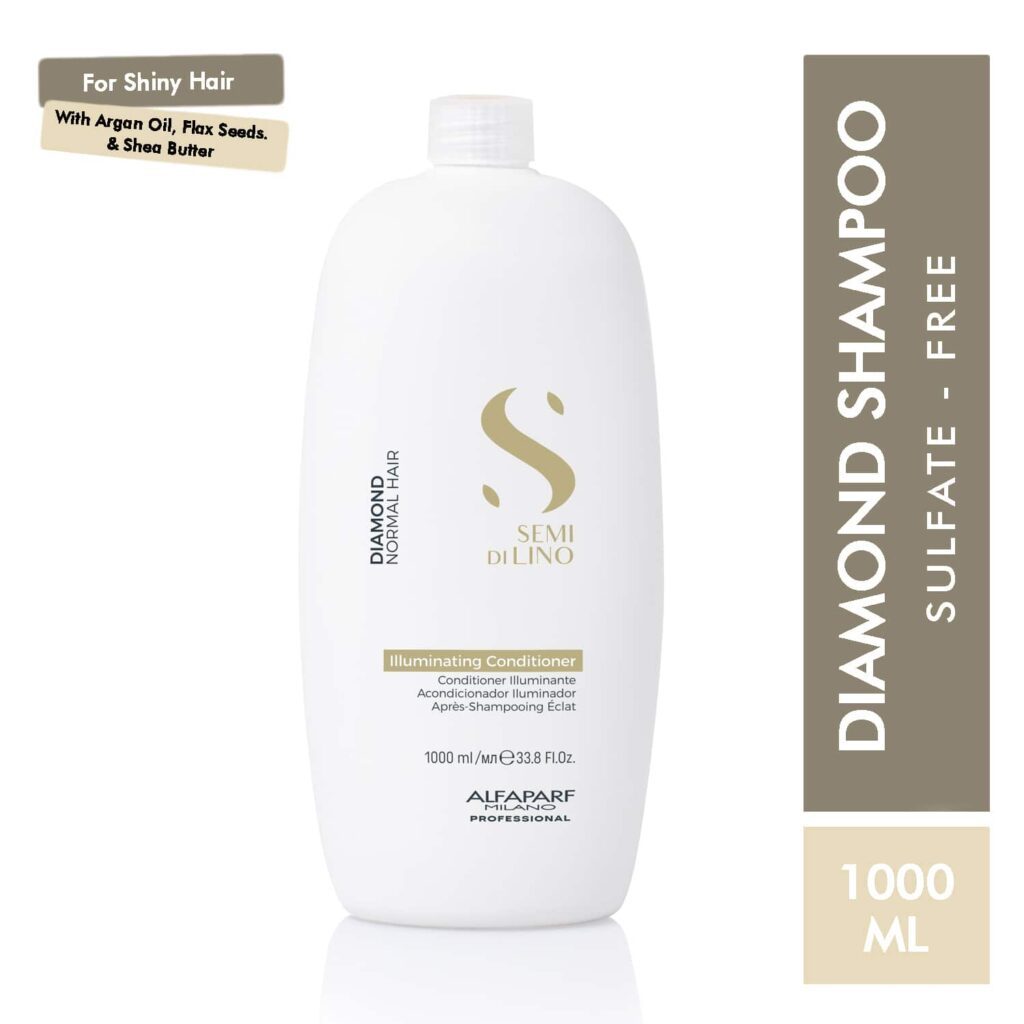 Alfaparf Milano Diamond Illuminating Conditioner - Splitend Repair, Straight, Wavy Hair (1000 ml) - Alfaparf Milano