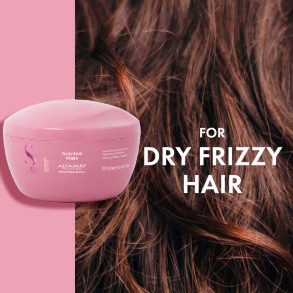 Alfaparf Milano Nutritive Mask For Dry, Damaged Hair, Frizzy Hair, Moisturizing (200 ml) - Alfaparf Milano