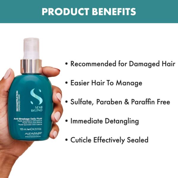 Alfaparf Milano Reconstruction Anti-Breakage Daily Fluid For Damaged And Brittle Hair (125 ml) - Alfaparf Milano