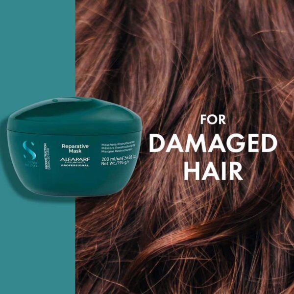 Alfaparf Milano Reparative Mask Treatment Mask For Dry & Damage Hair, Bond Repair (200 ml) - Alfaparf Milano