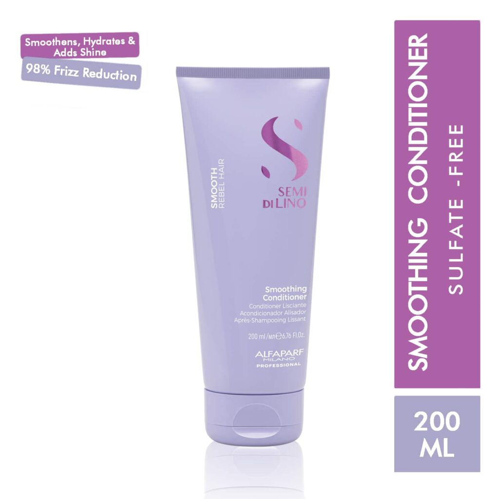 Alfaparf Milano Smoothing Low Conditioner - Dry, Frizzy Hair, Smooth, Shiny, Rebel Hair (250 ml) - Alfaparf Milano