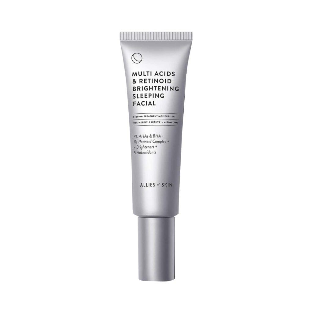 Allies Of Skin Multi Acids & Retinoid Brightening Sleeping Facial (50ml) - Allies Of Skin