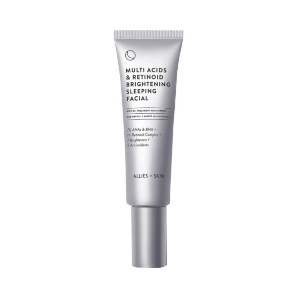 Allies Of Skin Multi Acids & Retinoid Brightening Sleeping Facial (50ml) - Allies Of Skin