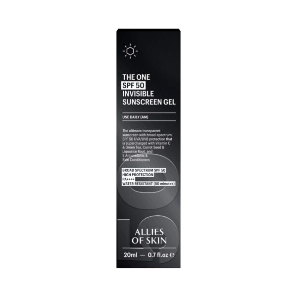 Allies Of Skin The One Spf 50 Invisible Sunscreen Gel (20 ml) - Allies Of Skin