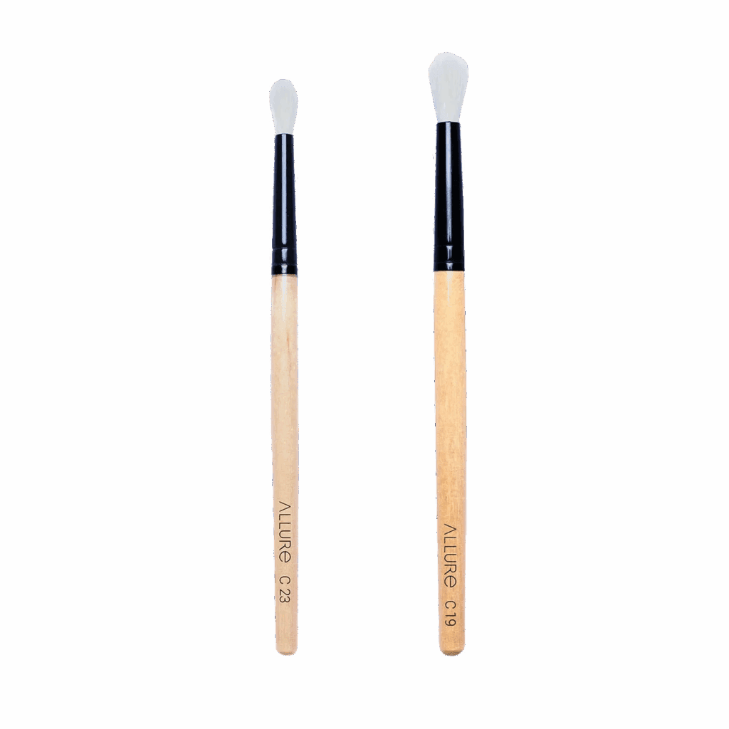 Allure Classic Small Eye Brush and Large Eye Brush : C-19 & C23 - (2Pcs) - Allure