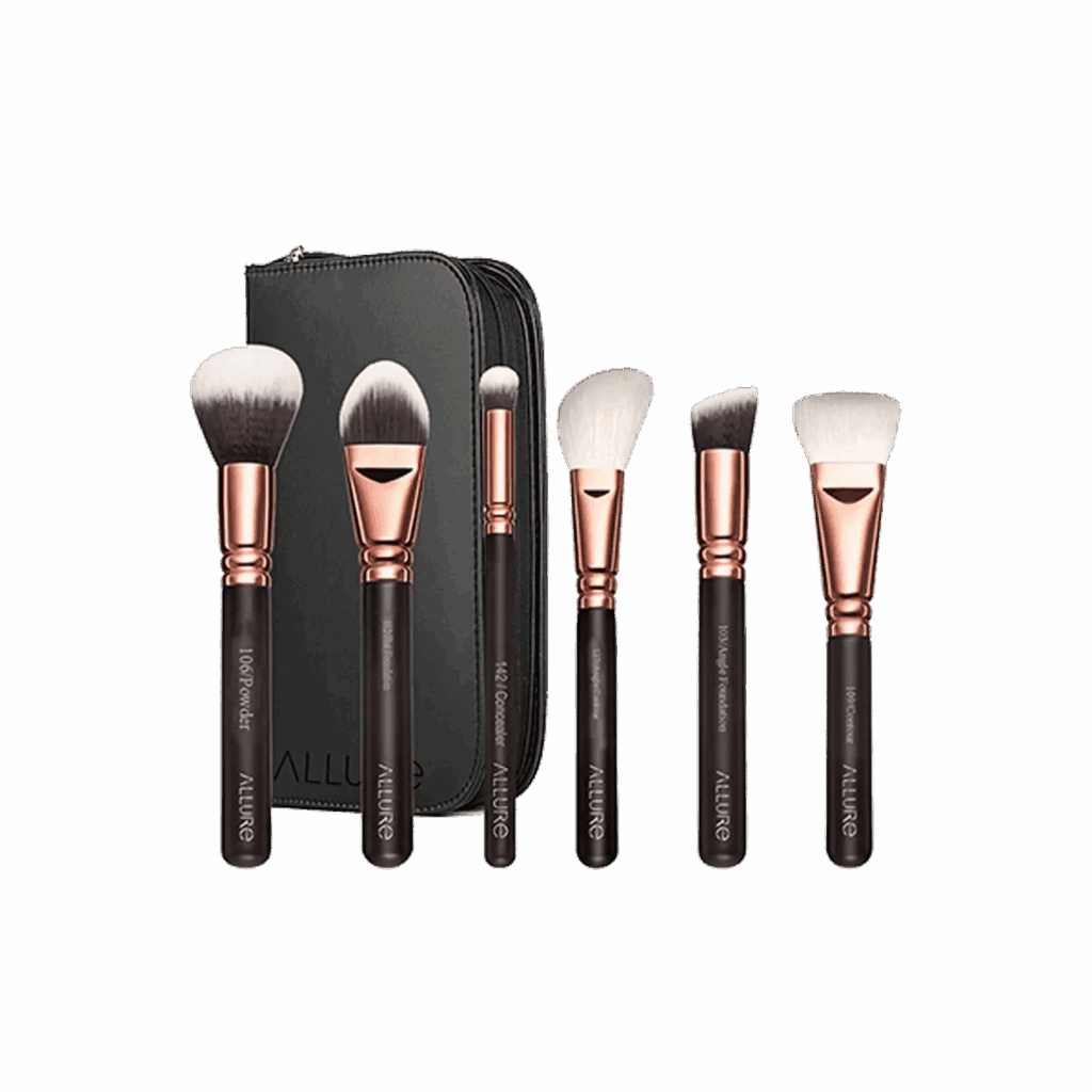 Allure Essential Professional Face Brushes - RGKF 06 - (6Pcs) - Allure