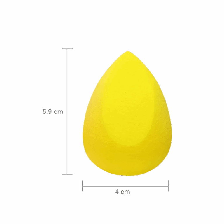 Allure Makeup Blender Sponge - Cut Drop Yellow - (1Pc) - Allure