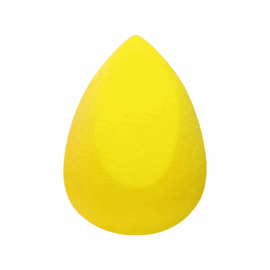 Allure Makeup Blender Sponge - Cut Drop Yellow - (1Pc) - Allure