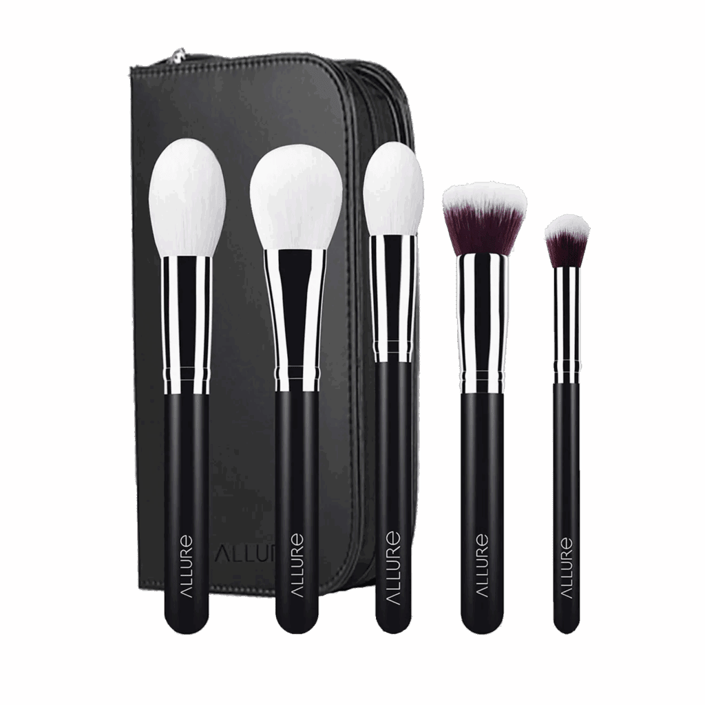 Allure Professional Makeup Brush : Face Brushes SGKF-05 - (5Pcs) - Allure